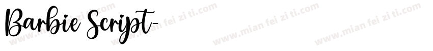 Barbie Script字体转换